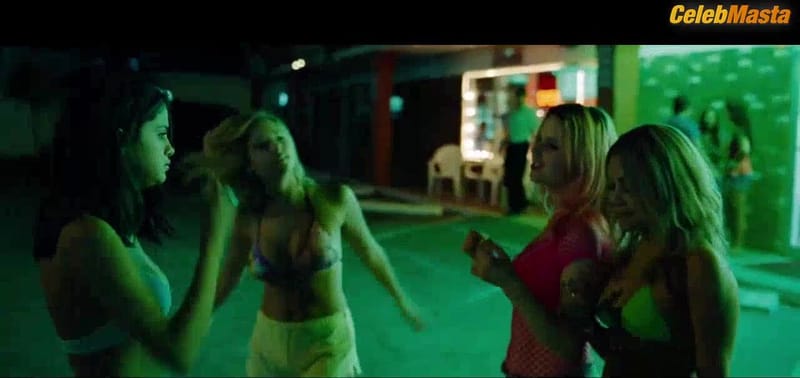 Selena Gomez Booty, Boobs Scene in Spring Breakers