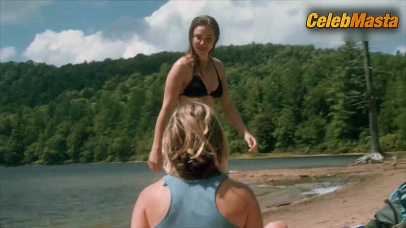 Alyshia Ochse and Jaimi Paige Swimsuit Scene from Desolation