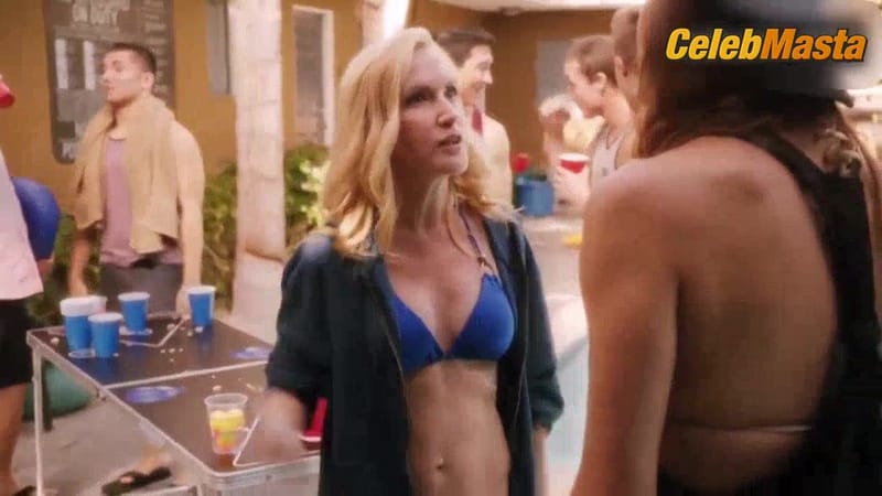 Kate Walsh and Angela Kinsey Bikini Scene in Bad Judge