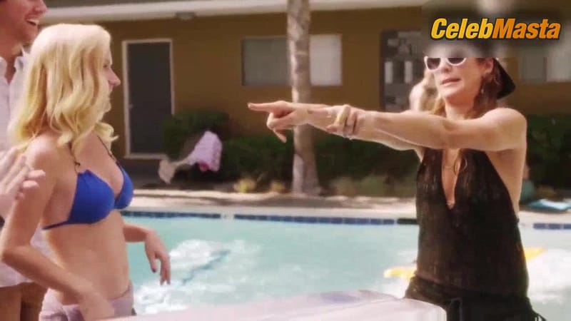 Kate Walsh and Angela Kinsey Swimsuit Scene from Bad Judge
