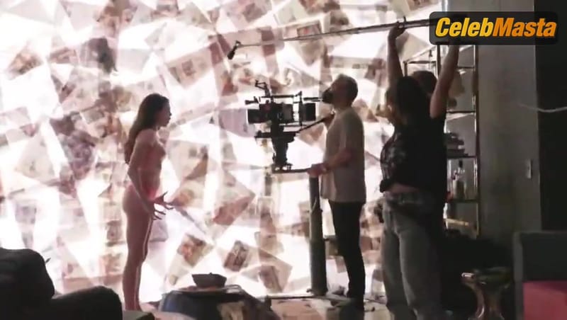 Margaret Qualley Bikini Scene in The Substance