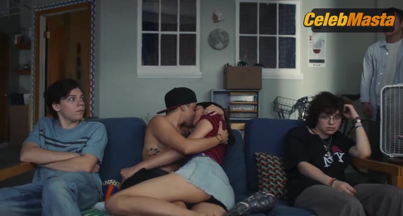 Margaret Qualley Booty Scene from Adam