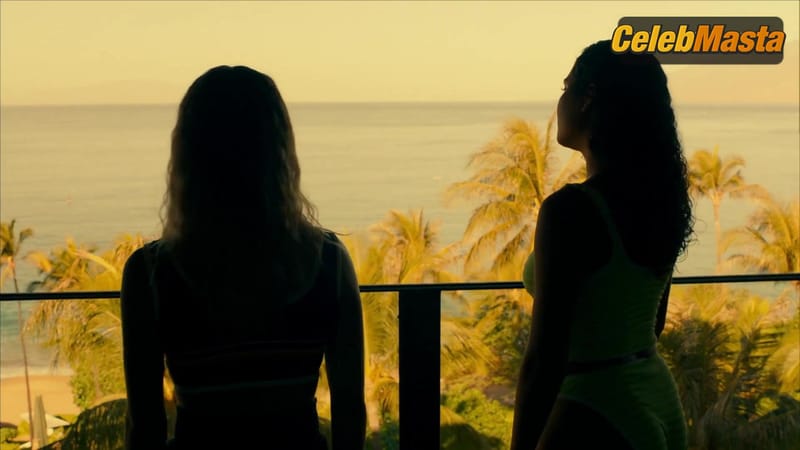 Brittany O'Grady and Sydney Sweeney Swimsuit Scene from The White Lotus