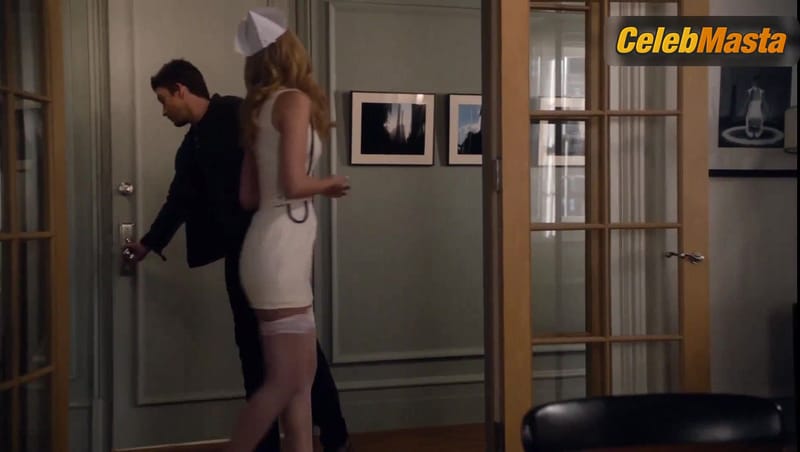 Helena Mattsson Tits, Underwear Scene from 666 Park Avenue