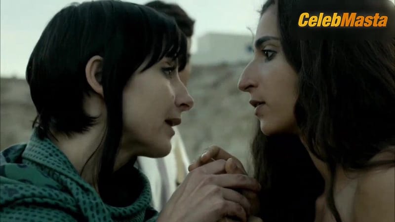 Maggie Civantos, Alba Flores and Dunia Rodriguez Bare Breasts Scene in Locked Up
