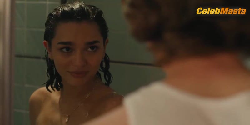 Paulina Chavez Reveals All in a Scene in Landman