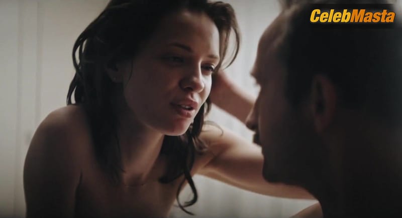 Paulina Galazka Boobs Scene in Warszawianka