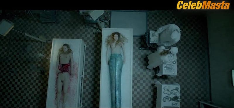 Marta Mazurek and Paulina Galazka Tits, Bush Scene in The Lure