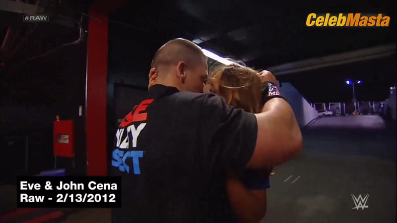 Eve Torres and John Cena's Hot Scene in WWE Monday Night RAW