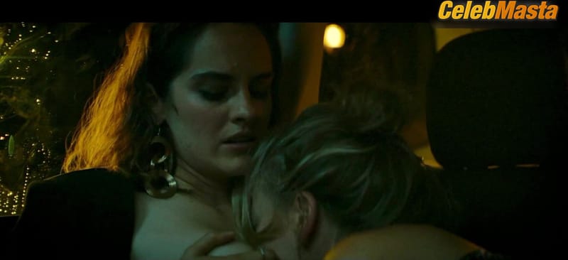 Noemie Merlant and Meredith Hagner's Tits, Lesbian Scene in Baby Ruby