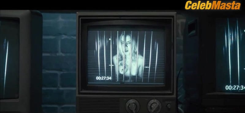 Elisabeth Hower Bares Boobs Scene in Escape Room