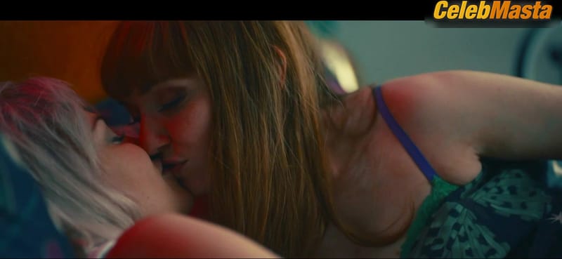 Eleanor Tomlinson and Chelsea Edge Show Underwear in Lesbian Scene, The Outlaws