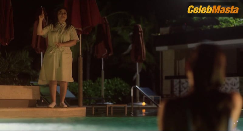 Monica Barbaro Swimsuit Scene from At Midnight
