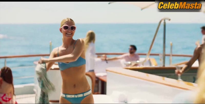 Nora Arnezeder's Boobs, Swimsuit Scene in Riviera