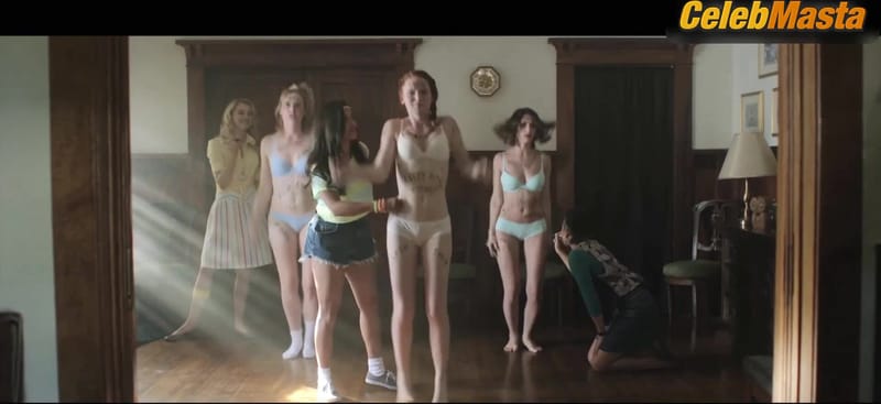 Emily Rudd, Shelby Steel and Rocki DuCharme Underwear Scene from House Mother