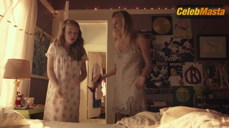 Katee Sackhoff Shows Tits, Underwear Scene in Girl Flu