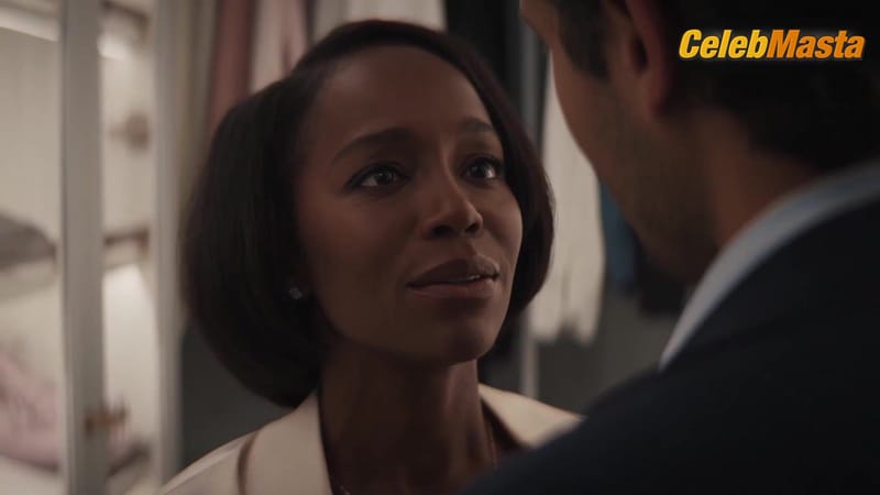 Aja Naomi King's Tits, Underwear Scene from Grosse Pointe Garden Society