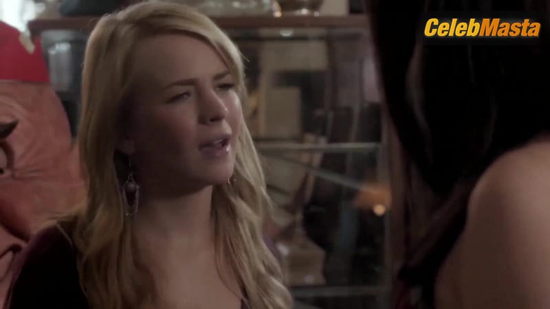 Phoebe Tonkin and Britt Robertson Tits Scene from The Secret Circle