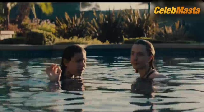Saoirse Ronan and Odeya Rush Swimsuit Scene in Lady Bird