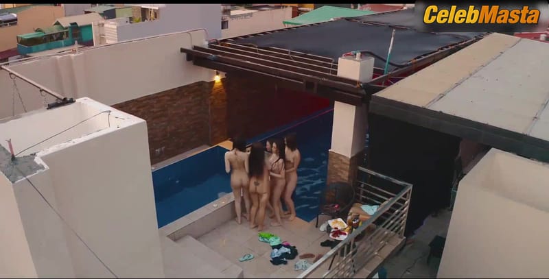 Julia Bersana, Andrea Garcia, Tiffany Grey and Yen Renee Durano's Butt, Boobs Scene in Lovely Ladies Dormitory