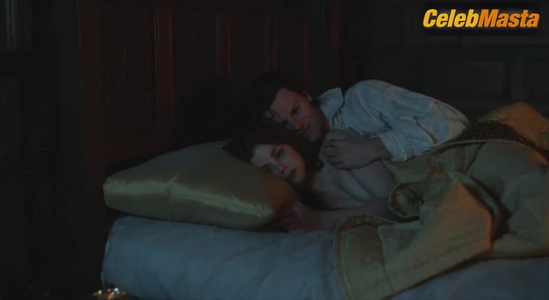 Sai Bennett and Charlotte Hope's Boobs Scene in The Spanish Princess