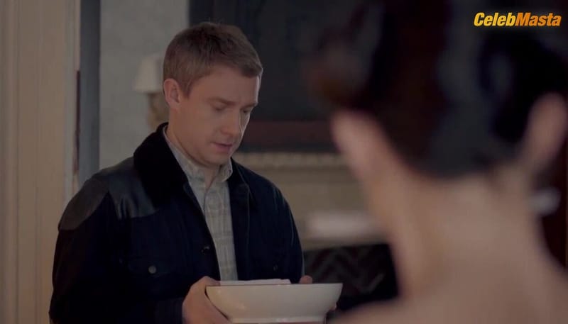 Lara Pulver's Tits Scene from Sherlock