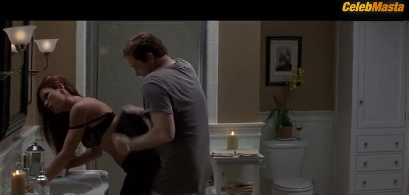 Rhona Mitra Booty and Tits Scene from The Life Of David Gale