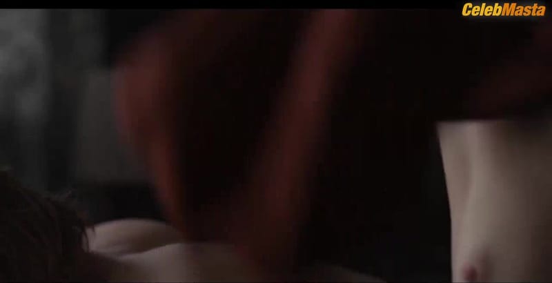 Gina Alice Stiebitz's Boobs Scene in Dark