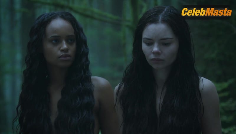 Eline Powell, Millan Tesfazgi, Georgia Waters, Maria Turner and Katie Keough Steamy Scene in Siren