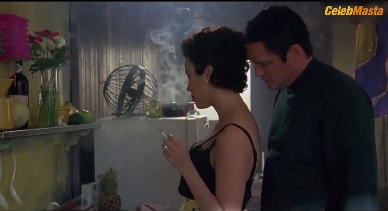 Jennifer Tilly's Underwear and Boobs Scene in Man With A Gun