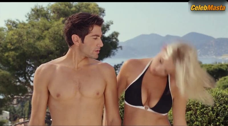 Virginie Efira Tits, Swimsuit Scene in Le Siffleur