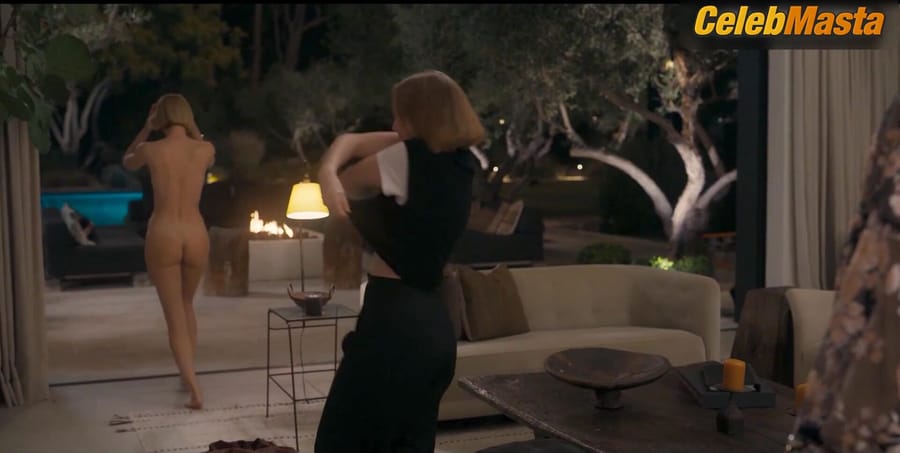 Leslie Bibb's Thong and Underwear Scene in Hacks
