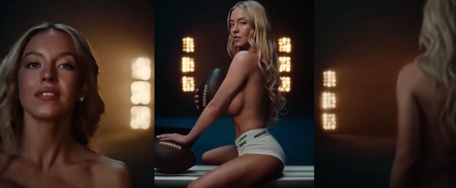 Sydney Sweeney Bares Nude Body in Novig's "Just Sports" Ad Campaign