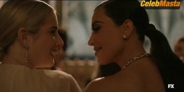 Emma Roberts and Kim Kardashian West's Lesbian Scene in American Horror Story