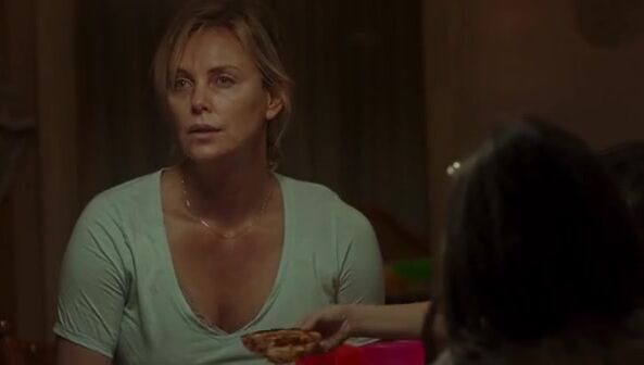 Charlize Theron Milf Breastfeeding Nipples Showing Scene - Photo 1 of 5