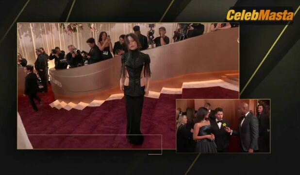 Jenna Ortega Sexy Scene In The Golden Globe Awards - Photo 2 of 5