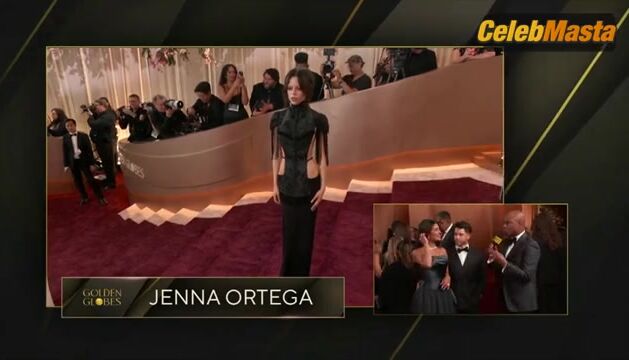 Jenna Ortega Sexy Scene In The Golden Globe Awards - Photo 2 of 5 photo 3