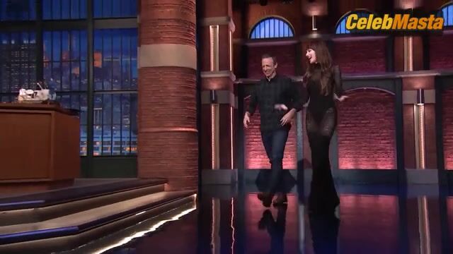 Dakota Johnson's Underwear Scene from Late Night With Seth Meyers
