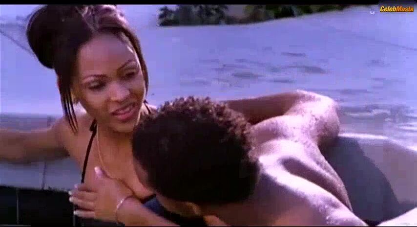Meagan Good ’s Boobs, Swimsuit Scene In House - Photo 1 of 5