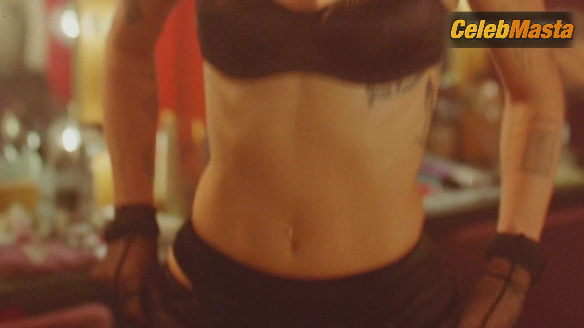 Miley Cyrus ’s Underwear Scene In Something - Photo 1 of 5