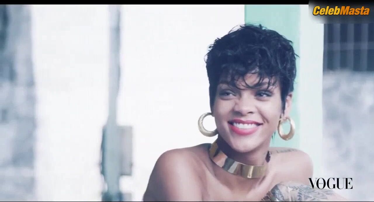 Rihanna Booty And Tits Scene From Vogue Brasil - Photo 1 of 5 photo 4