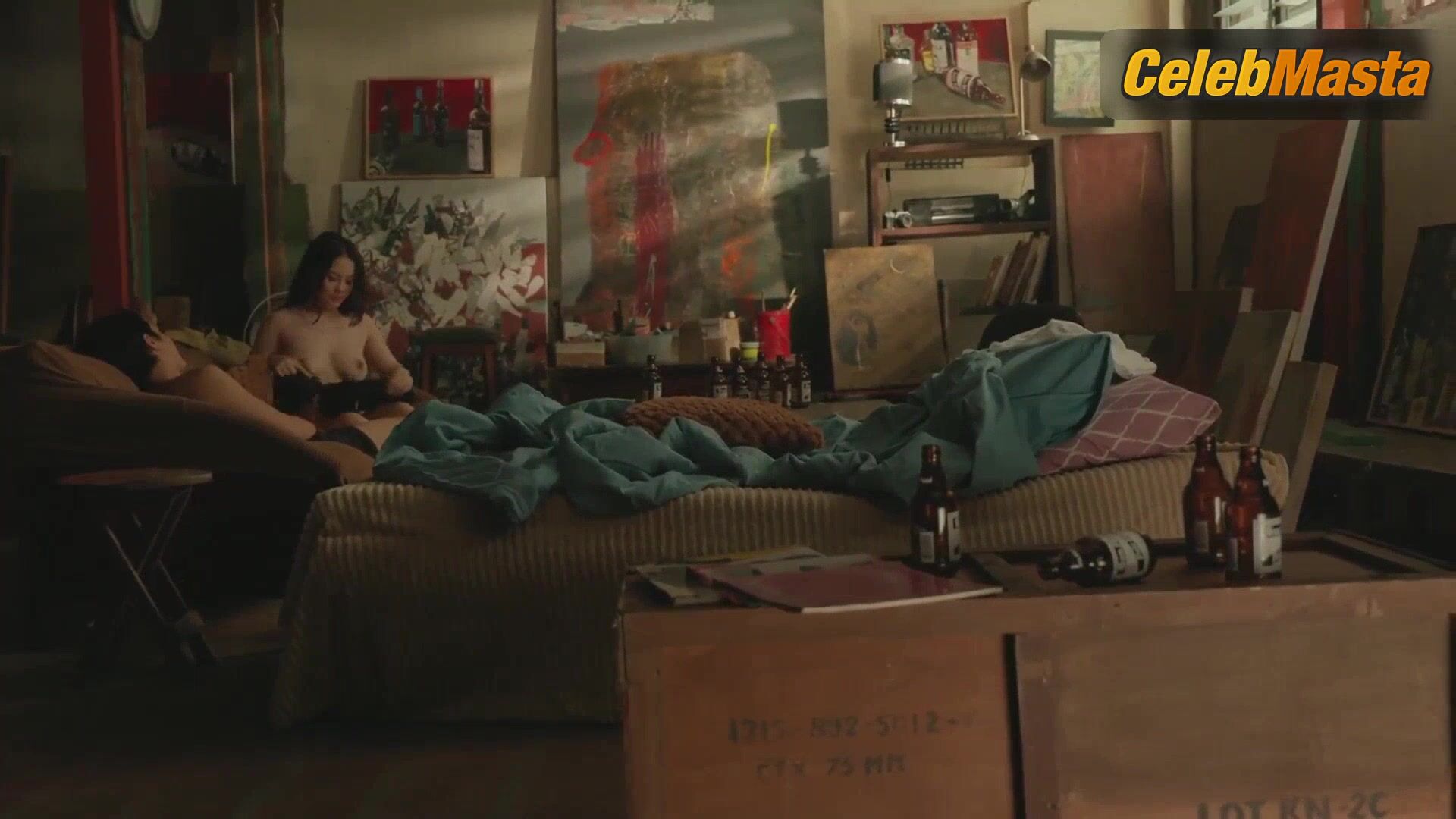 Arah Alonzo Bares Boobs Scene In Stag - Photo 2 of 5