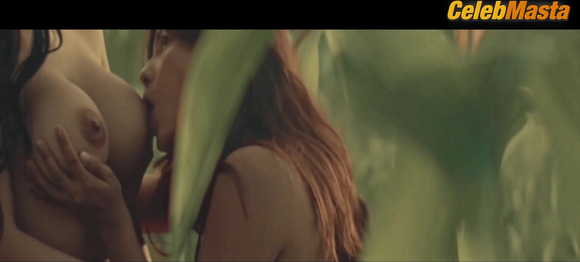 Anne Marie Gonzales And Ashley Lopez Flaunt Boobs, Lesbian Scene - Photo 1 of 5