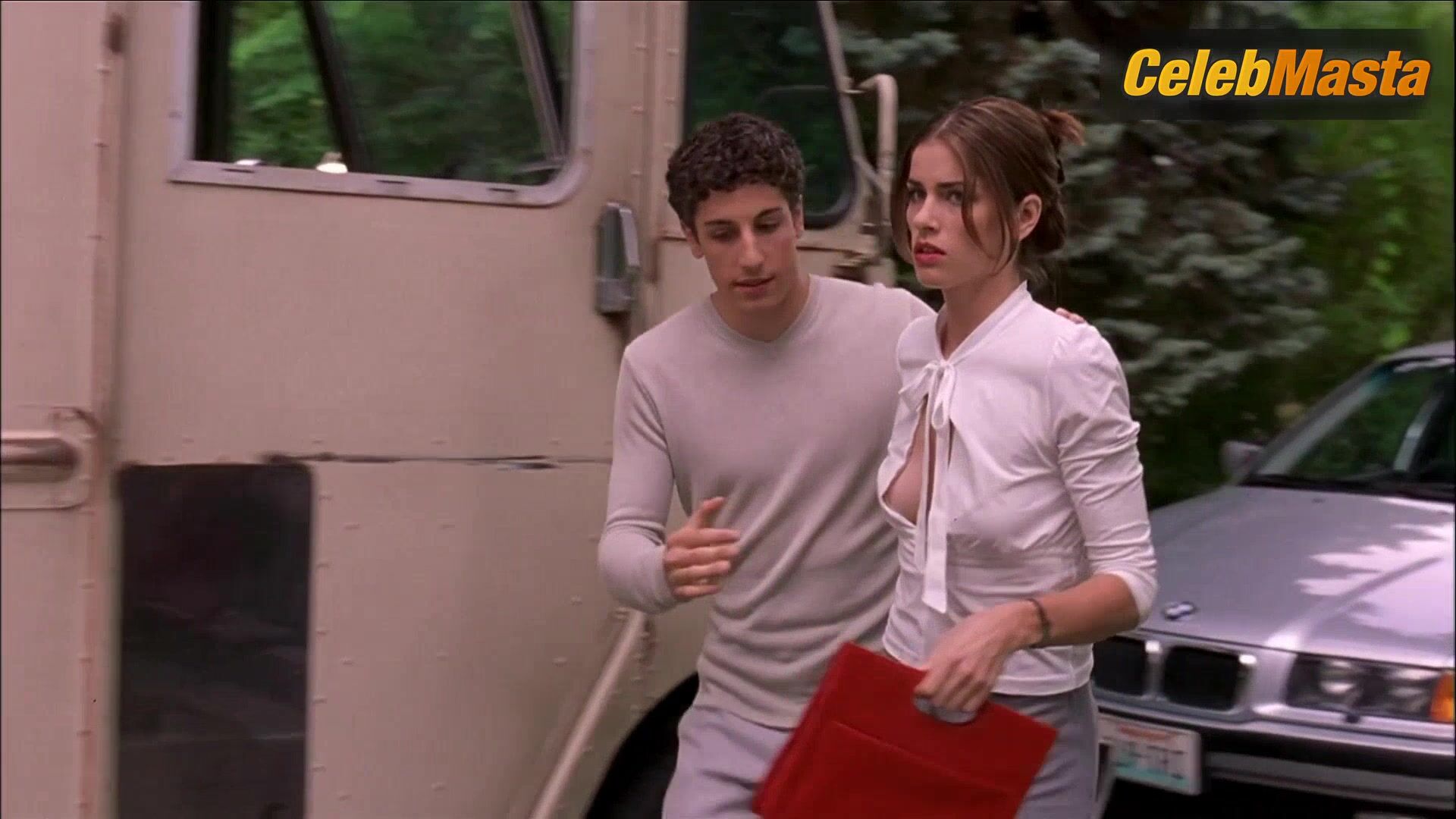 Amanda Peet ’s Tits Scene From Saving Silverman - Photo 1 of 5