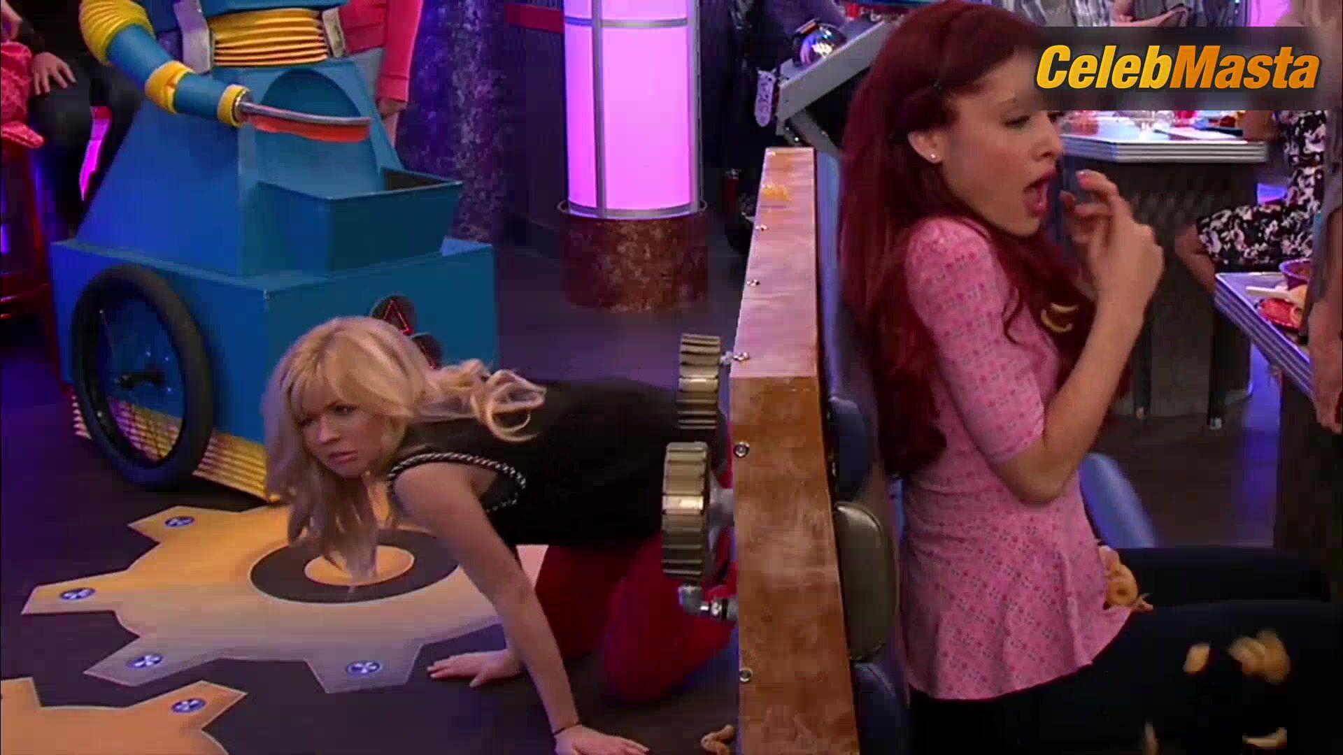 Ariana Grande And Jennette Mccurdy Lesbian Scene From Sam - Photo 1 of 5