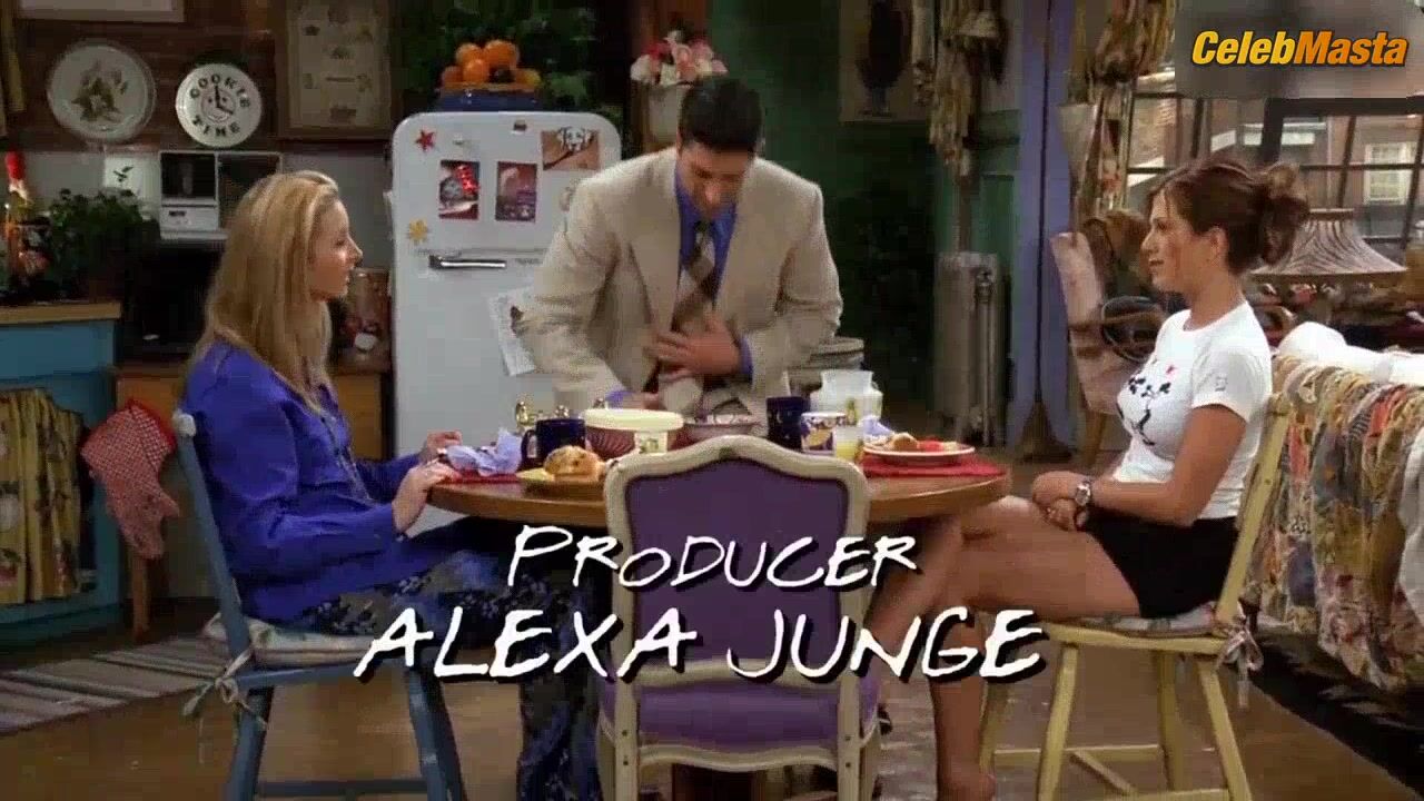 Jennifer Aniston Reveals Cleavage In Friends Scene - Photo 1 of 5 photo 2