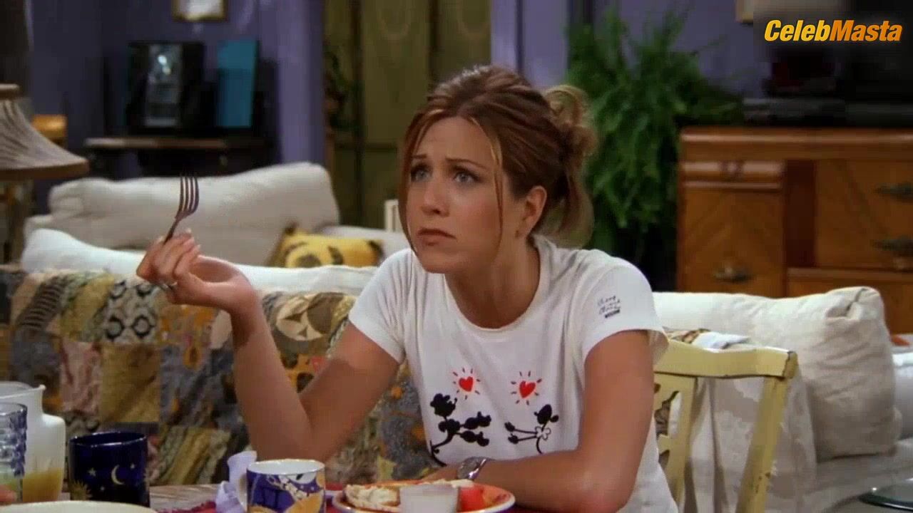 Jennifer Aniston Reveals Cleavage In Friends Scene - Photo 1 of 5 photo 4