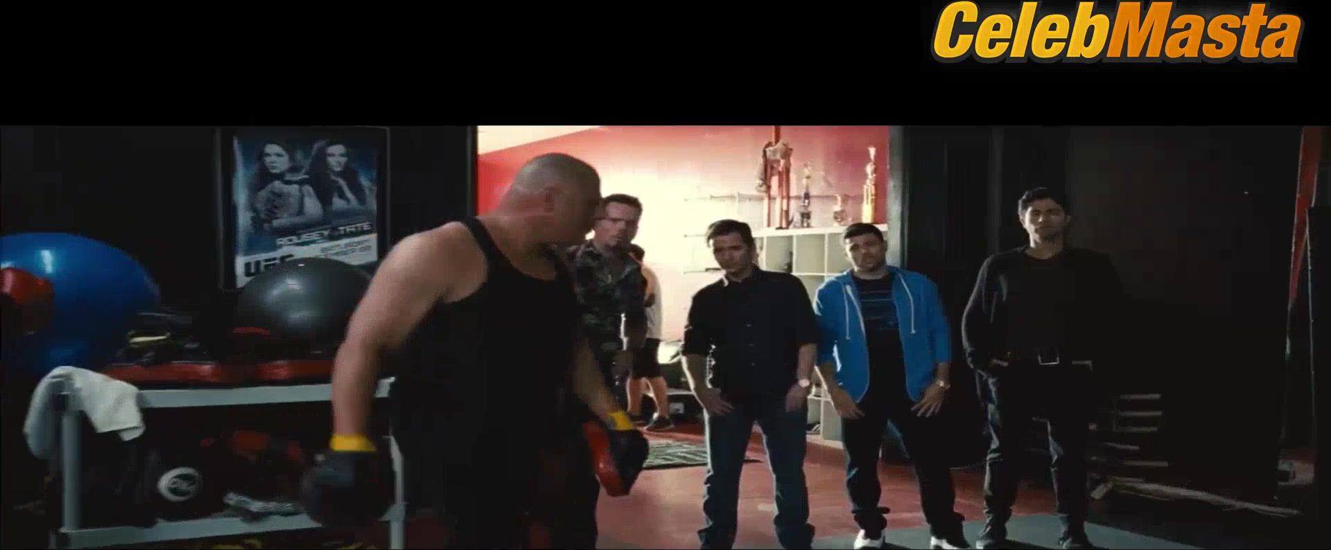Ronda Rousey Reveals Curves In Entourage Scene - Photo 1 of 5