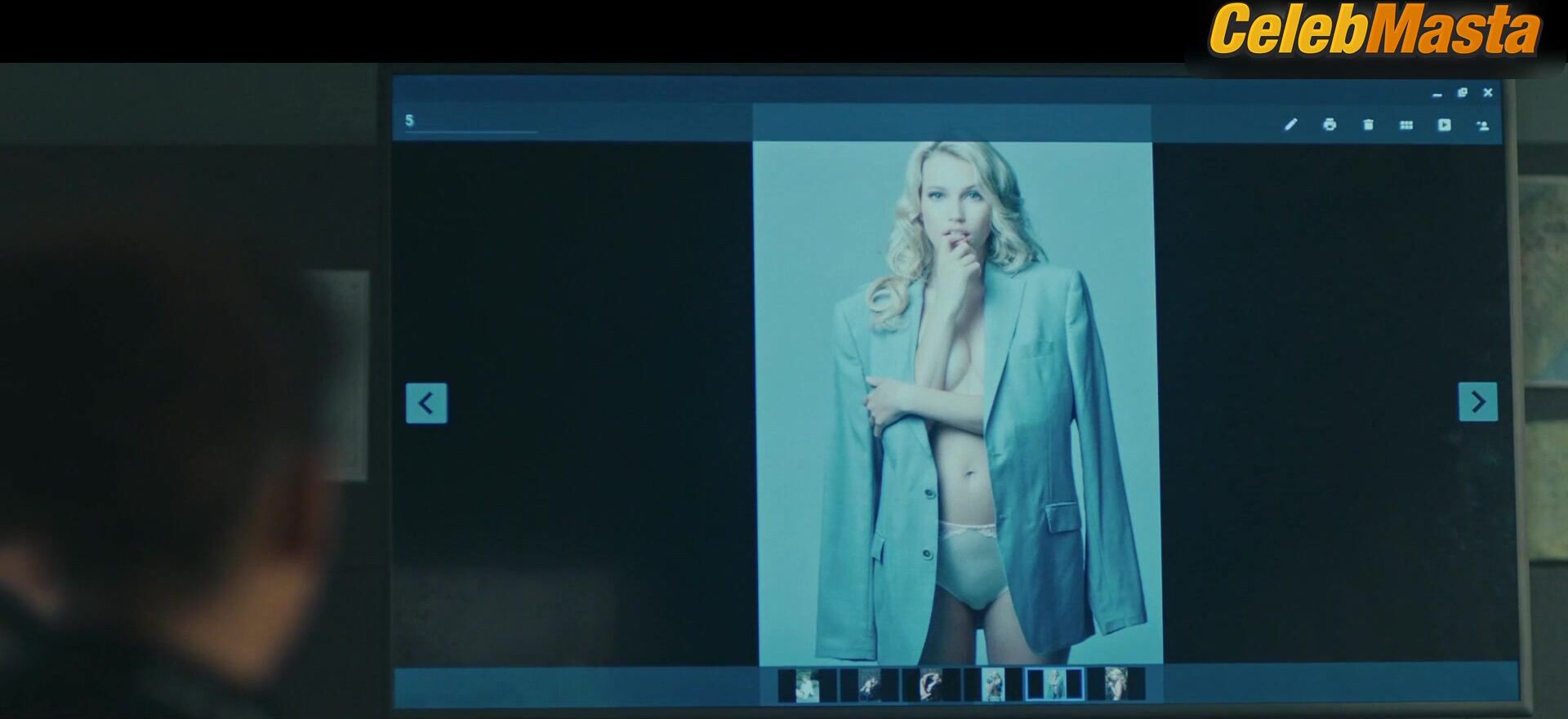 Thea Sofie Loch Naess Underwear Scene From Wisting - Photo 1 of 5