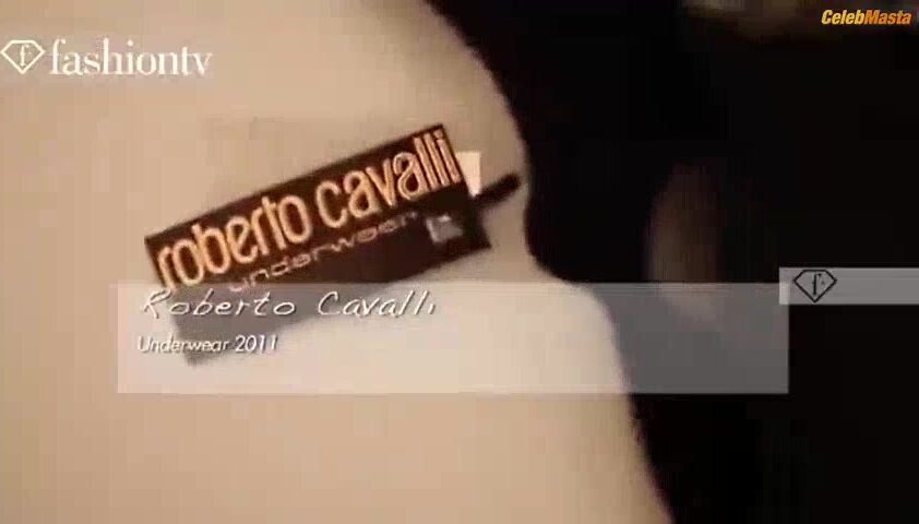 Elisabetta Canalis Underwear Scene From Roberto Cavalli - Photo 2 of 5 photo 1